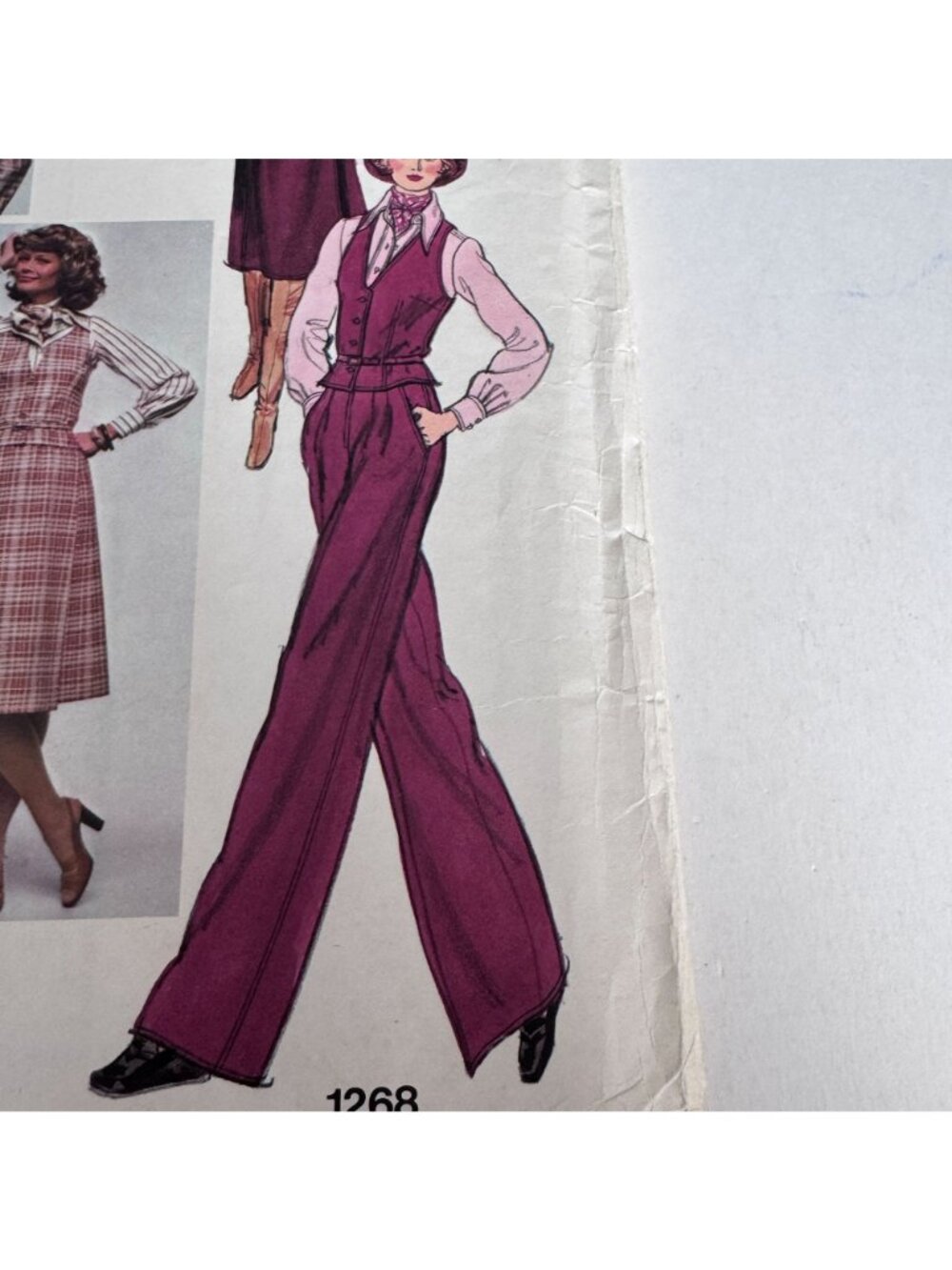 Vogue Paris Original Sewing Pattern 1268 Designer Power Suit Blazer Vintage 1970 - Picture 3 of 16